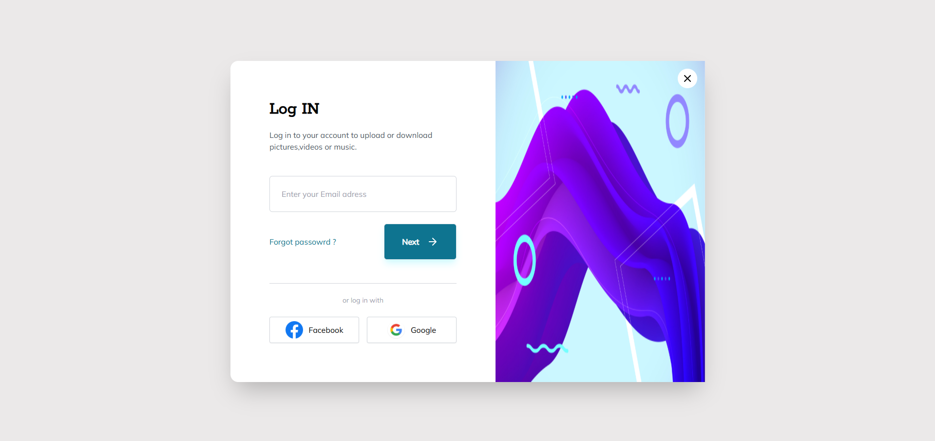 Login Modal